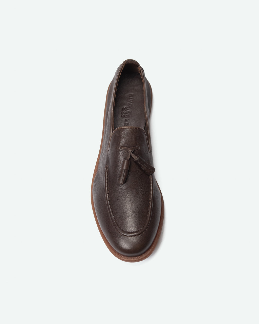 Mocassini uomo Foppolo in pelle con nappine