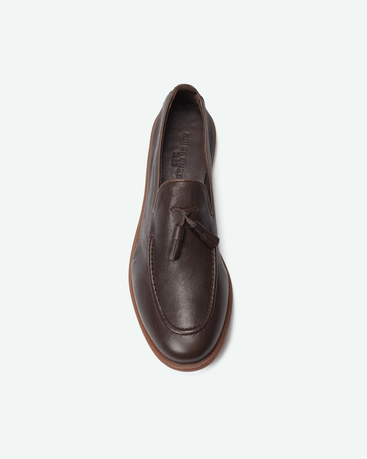 Mocassini uomo Foppolo in pelle con nappine