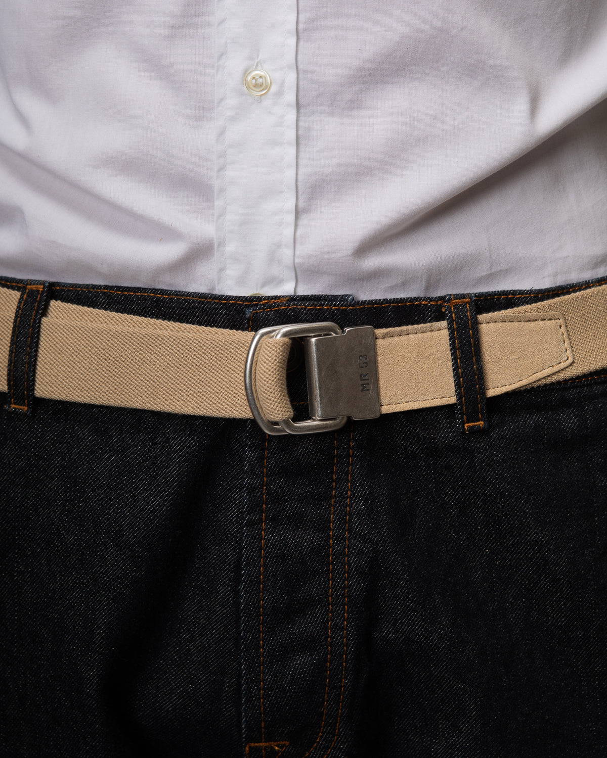 Cintura uomo Morla elastica in nastro di cotone
