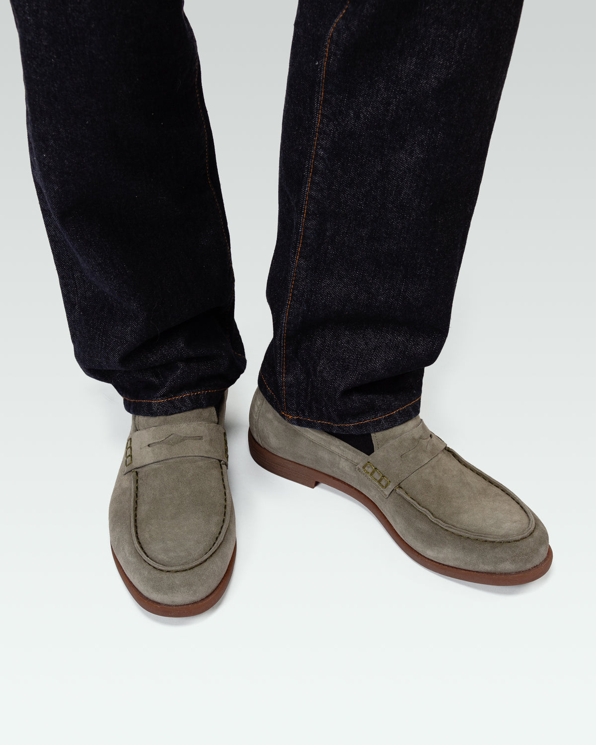 Ardesio men's penny loafers in suede