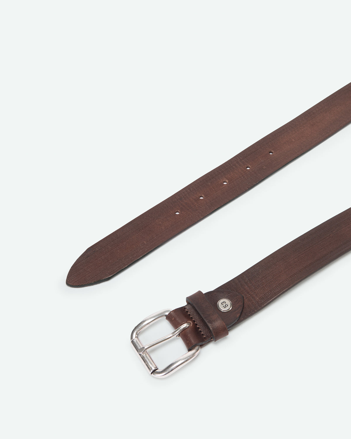 Cintura uomo Redorta in pelle rigata