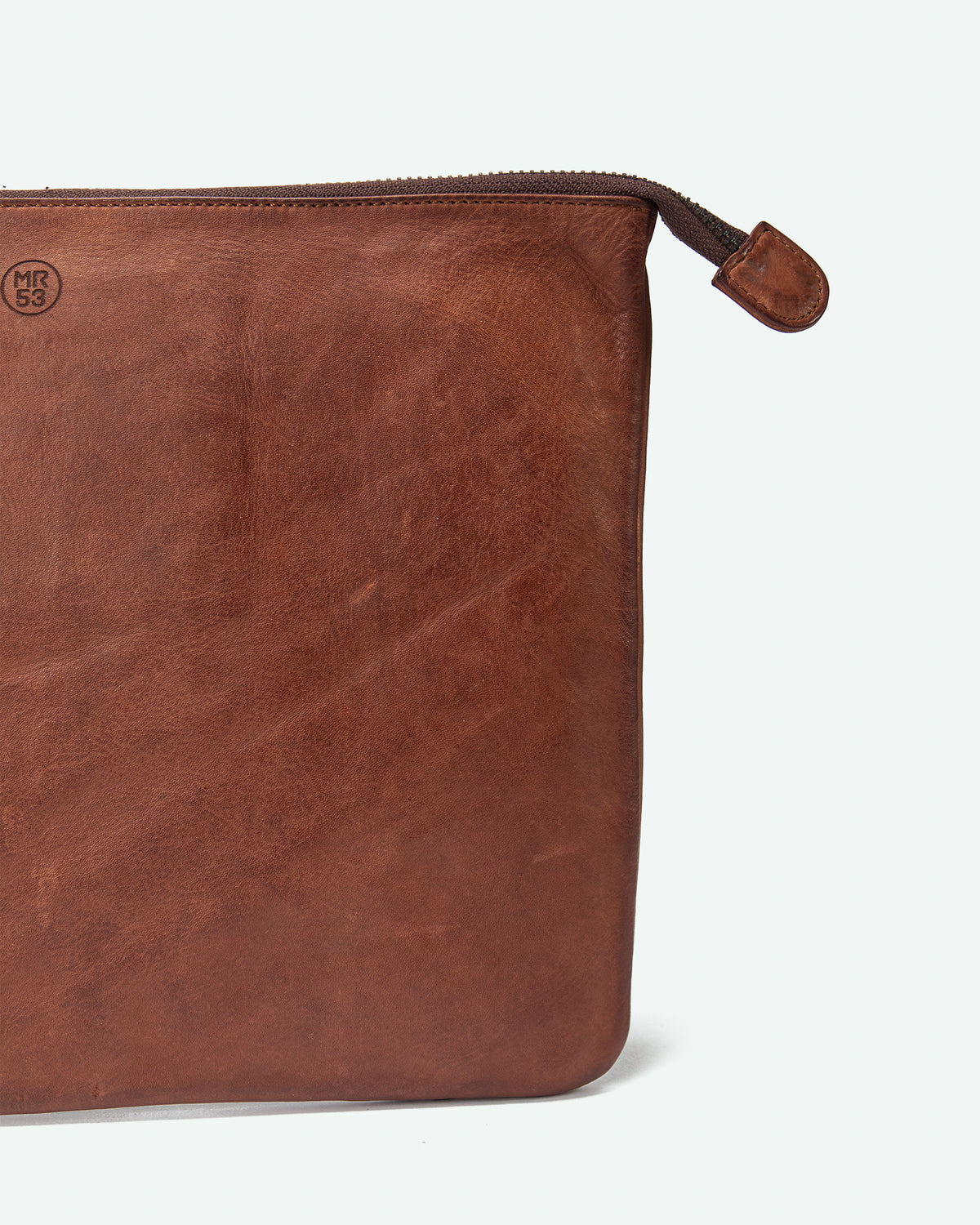 Pochette uomo Fara in pelle, formato grande