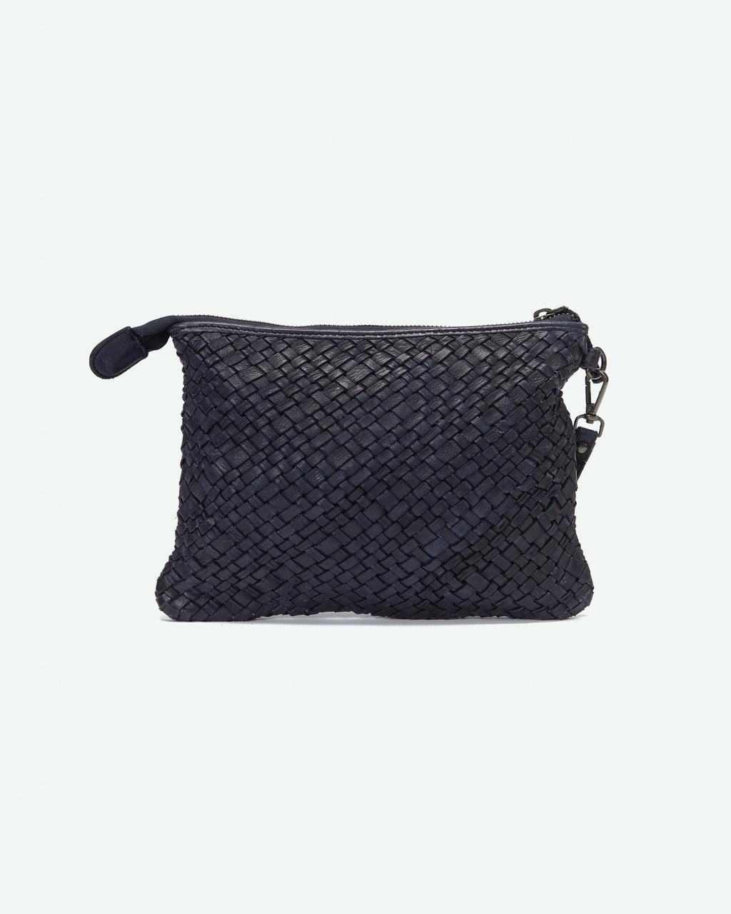 Pochette uomo Colle in pelle intrecciata