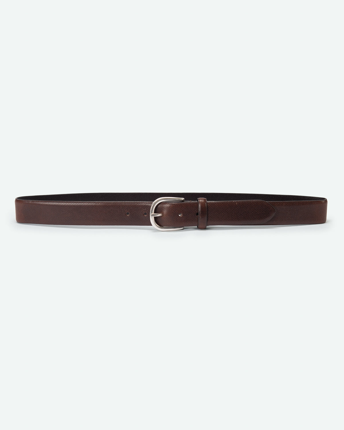 Cintura uomo Corno in pelle micro-goffrata